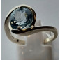 Bague Topaze bleue argent 925