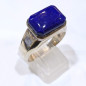 Bague Lapis-lazuli Argent 925 Taille 65