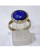 Bague Lapis-lazuli Argent 925 Taille 55