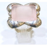 Bague Quartz Rose Anges Création Meirea Argent 925 Taille 58