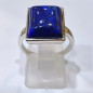 Bague Lapis-lazuli Cabochon Rectangulaire Argent 925