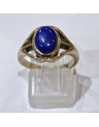 Bague Lapis-lazuli Argent 925 Taille 52
