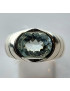 Bague Topaze bleue argent 925 Taille 60