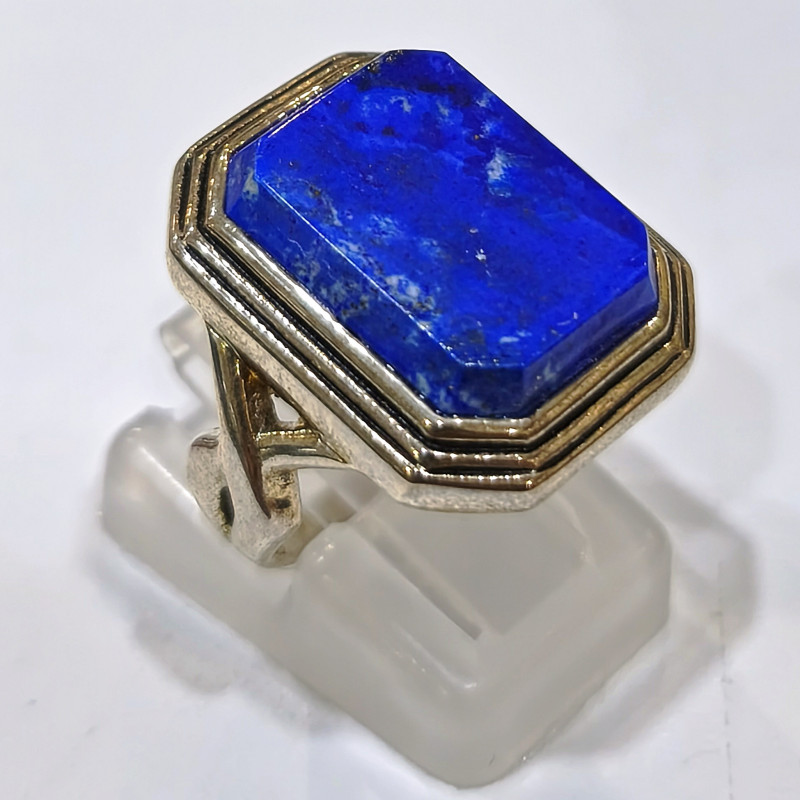 Bague Lapis-lazuli Argent 925 Taille 52