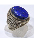 Bague Lapis-lazuli Argent 925 Taille 63