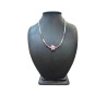 Collier Perles Eau Douce Améthyste Fleur Lépidolite