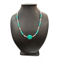 Collier Perle Eau Douce Turquoise