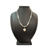 Collier Perles Eau Douce Howlite