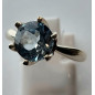 Bague Topaze bleue argent 925