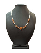 Collier Perles Eau Douce Aventurine Pierre de Soleil