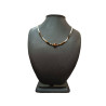 Collier Perles Eau Douce Œil de Tigre Hématite