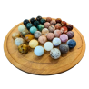 Jeu du Solitaire (Jeu de 37 Boules de Minéraux)