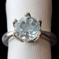 Bague Topaze bleue argent 925