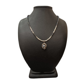 Collier Perles Eau Douce Noire