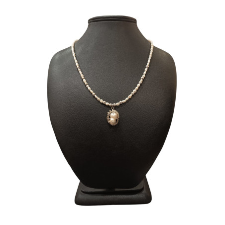 Collier Perles Eau Douce Perles Baroques