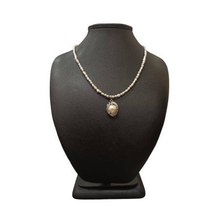 Collier Perles Eau Douce Perles Baroque Ronds