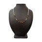 Collier Perles Eau Douce Jaspe Bréchique Œil de Tigre Onyx