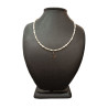 Collier Perles Eau Douce Acier