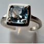 Bague Topaze bleue argent 925