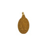 Collier Perles Eau Douce Médaille Plaqué Or