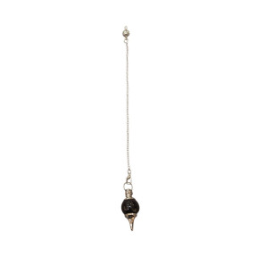 Pendule Obsidienne boule avec pointe acier