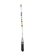 Pendule Obsidienne 7 Chakras