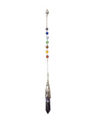 Pendule Améthyste 7 Chakras