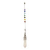 Pendule Quartz Rose 7 Chakras
