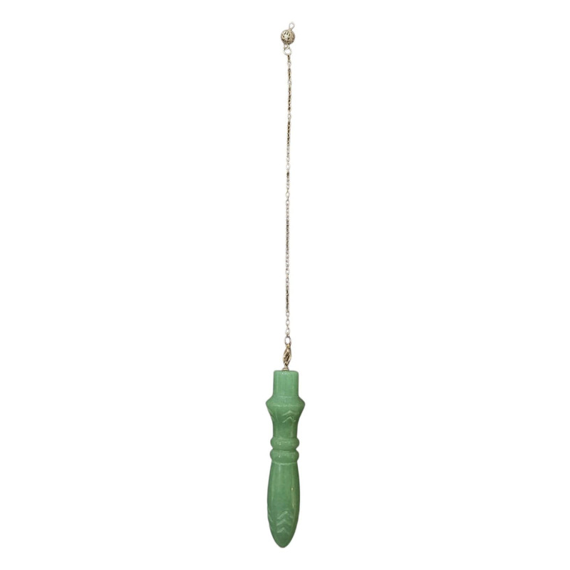 Pendule Aventurine verte Toth 8cm