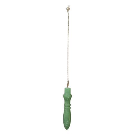 Pendule Aventurine verte Toth 8cm