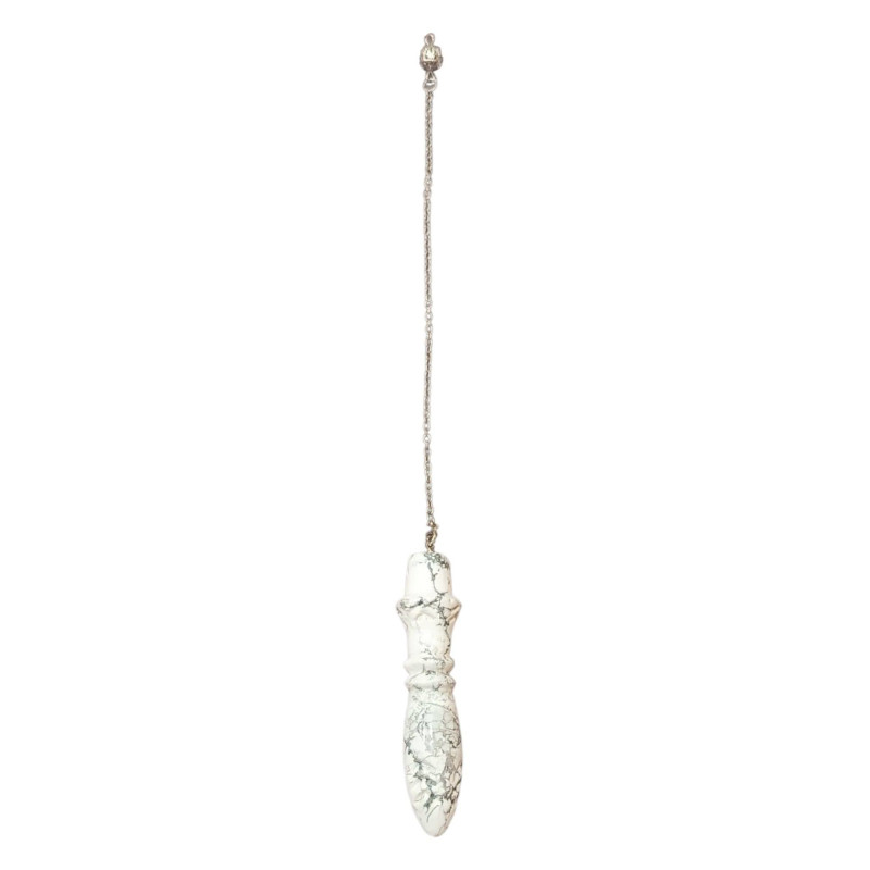Pendule Howlite Toth 8cm