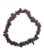Bracelet Obsidienne Acajou Baroque