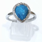 Bague Apatite Acier Inox Taille Réglable