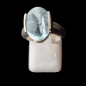 Bague Aigue marine argent 925 Taille 49
