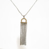 Pendentif Acier Inox 6 cm avec Chaîne 40 + 6 cm
