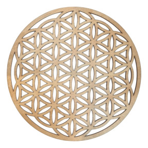 Fleur de Vie Bois TGM Diamètre 20 cm