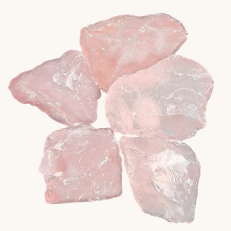 Pierre brute Quartz rose (s)