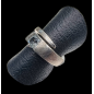 Bague Topaze bleue argent 925 Taille 50