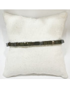 Bracelet Hématite Petits Cubes