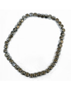 Bracelet Hématite Mini Cubes