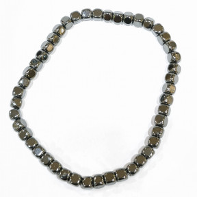 Bracelet Hématite Mini Cubes