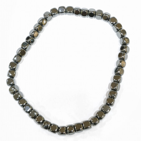 Bracelet Hématite Mini Cubes
