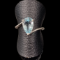 Bague Topaze bleue argent 925