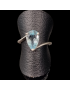 Bague Topaze bleue argent 925