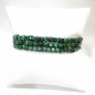 Bracelet Malachite Mini Cubes Facettés