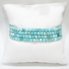 Bracelet Amazonite Mini Cubes Facettés