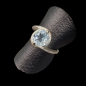 Bague Topaze bleue argent 925