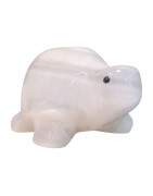 Tortue Onyx blanche 6cm