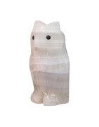 Chouette Onyx blanche 9cm