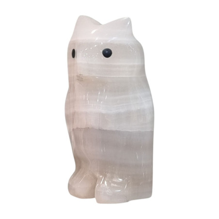 Chouette Onyx blanche 9cm